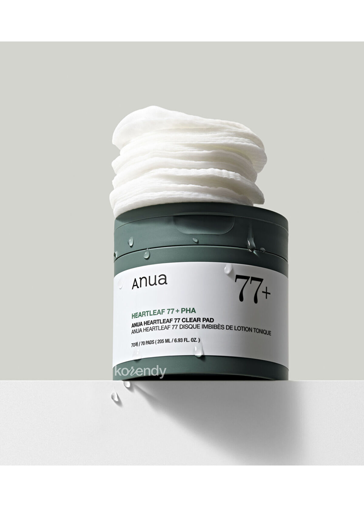 Anua Heartleaf 77% Clear Anti-Pore and Blackhead Acid Tonic Pad 160 ml - 3