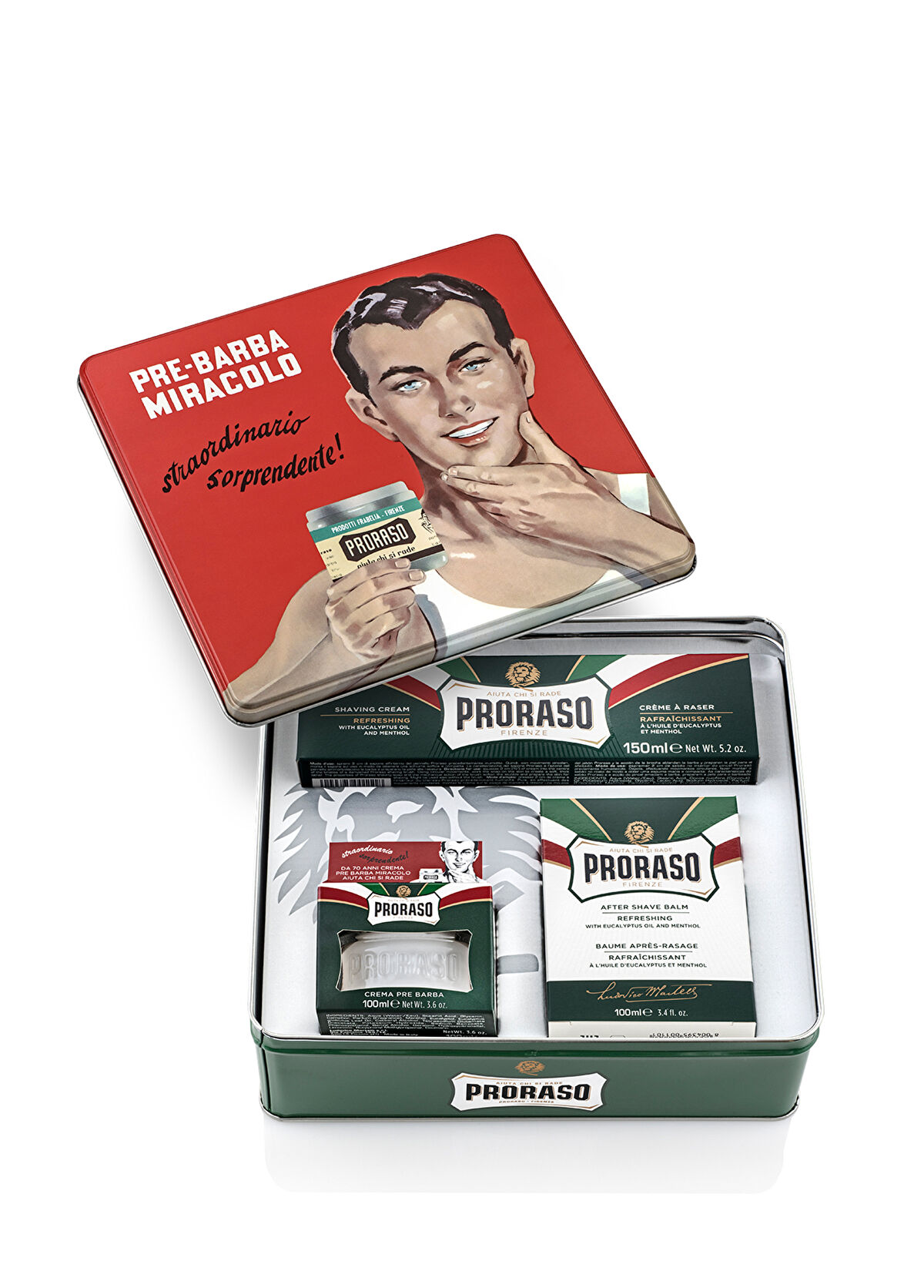 Proraso Vintage Klasik Gino Okaliptüs Tıraş Seti - 1