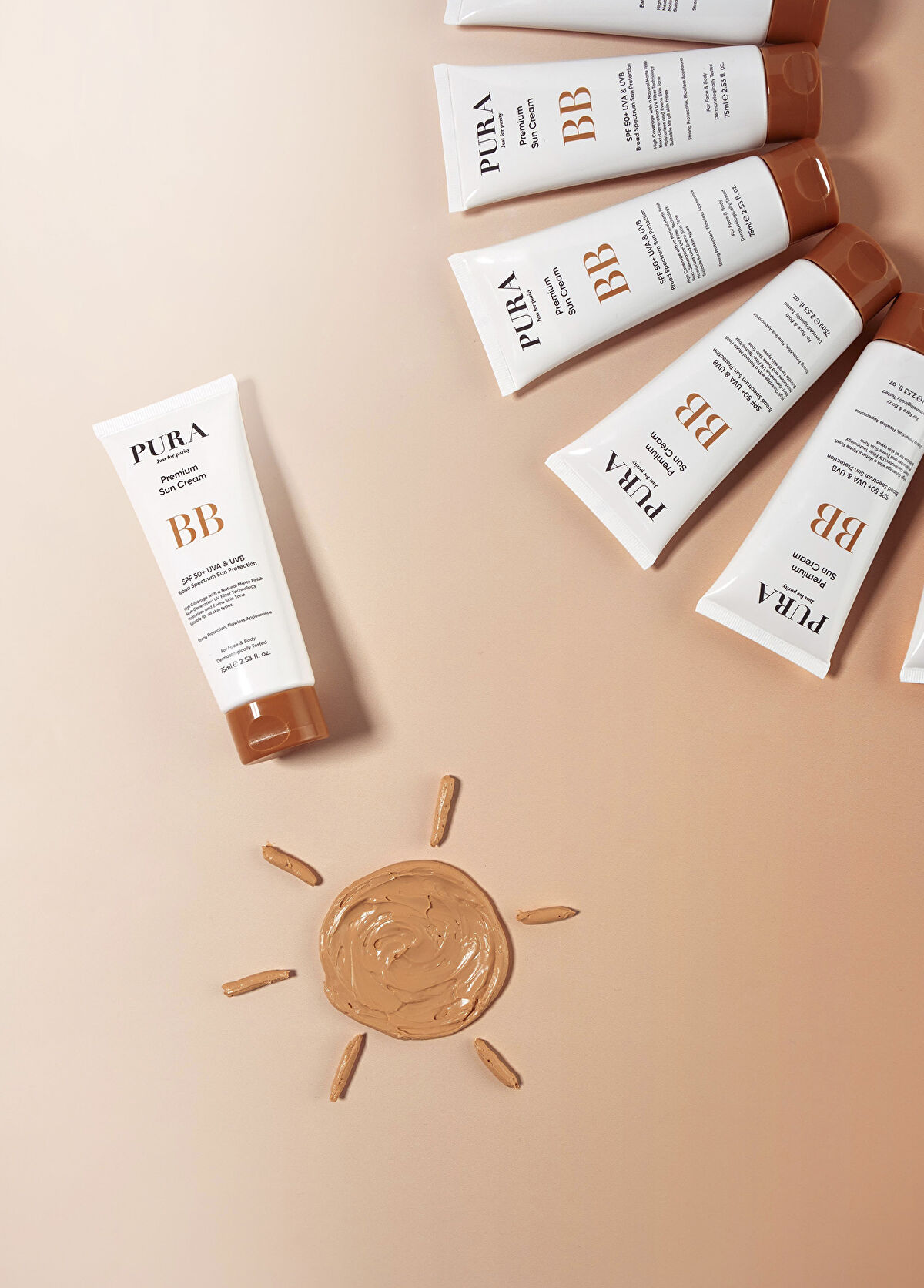 PURA Just for purity Premium Geniş spektrumlu SPF50+ BB Güneş Koruyucu Krem 75 ml - 3