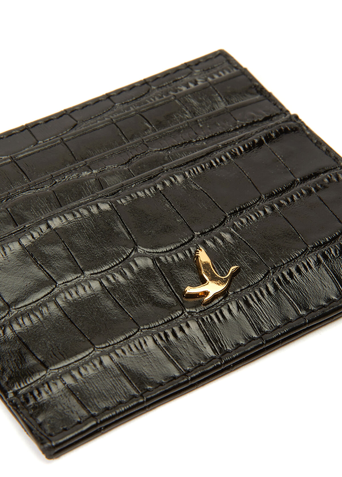 Beymen Club Siyah Krokodilli Kadın Deri Kartlık - 3