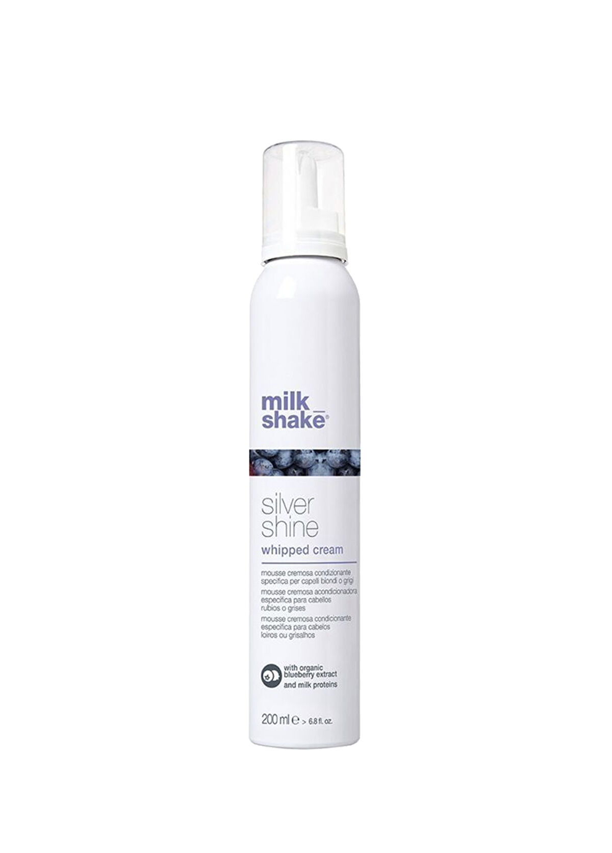 Milk Shake Silver Shine Conditioning Whipped Cream Sarı ve Gri Saçlar İçin Bakım Köpüğü 200 ml - 1