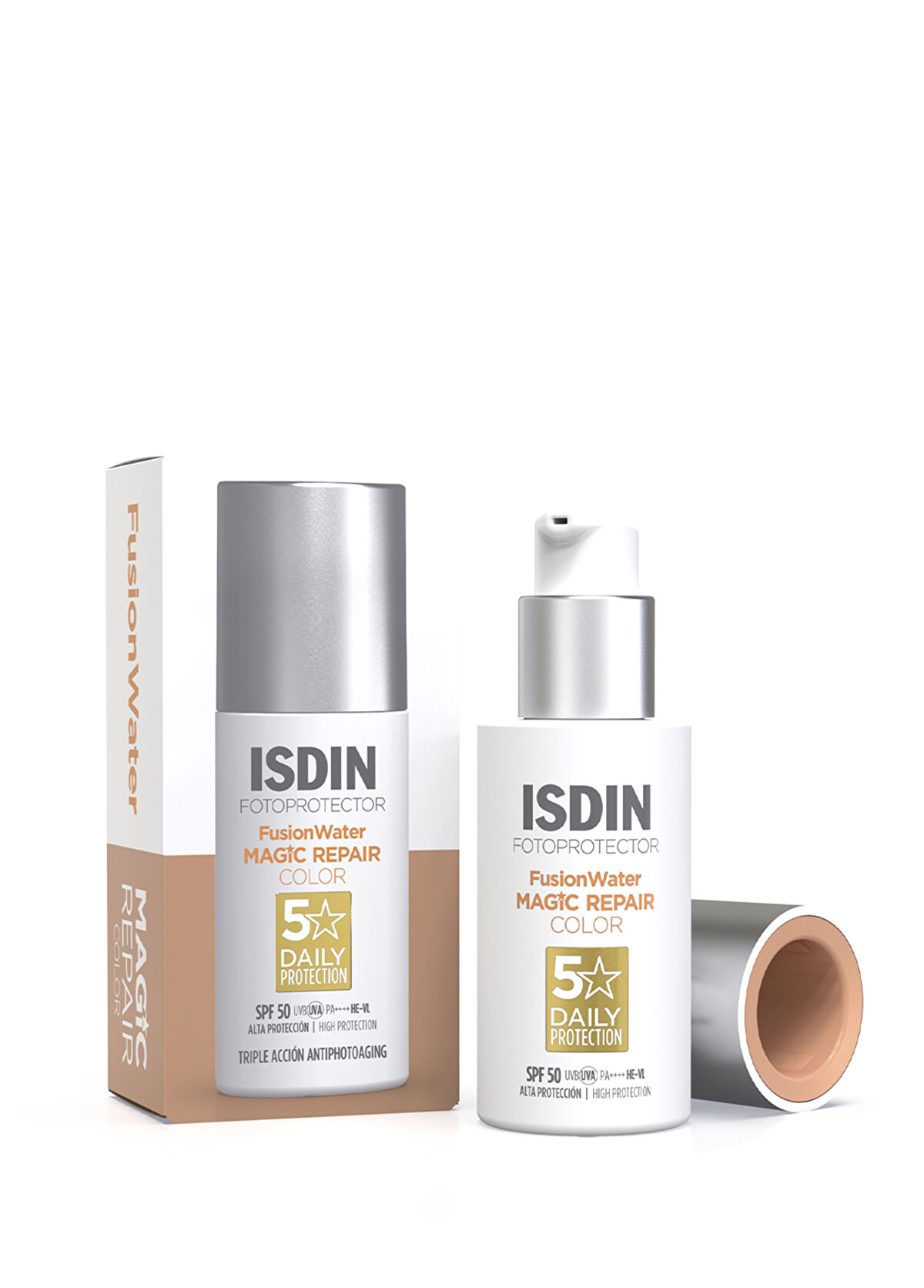Isdin Fotoprotector Fusion Water Magic Repair Color Spf50+ Cilt Onarıcı Renkli Güneş Kremi 50 ml - 1