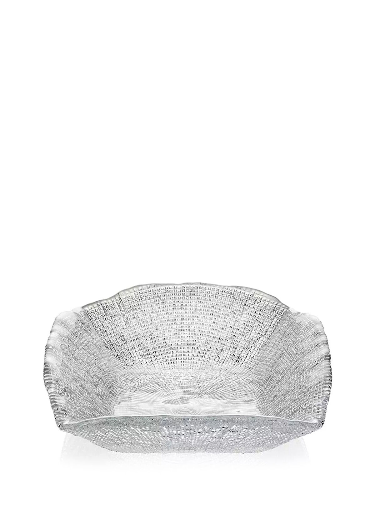 I.V.V Diamante Square Glass Bowl 28 cm - 1