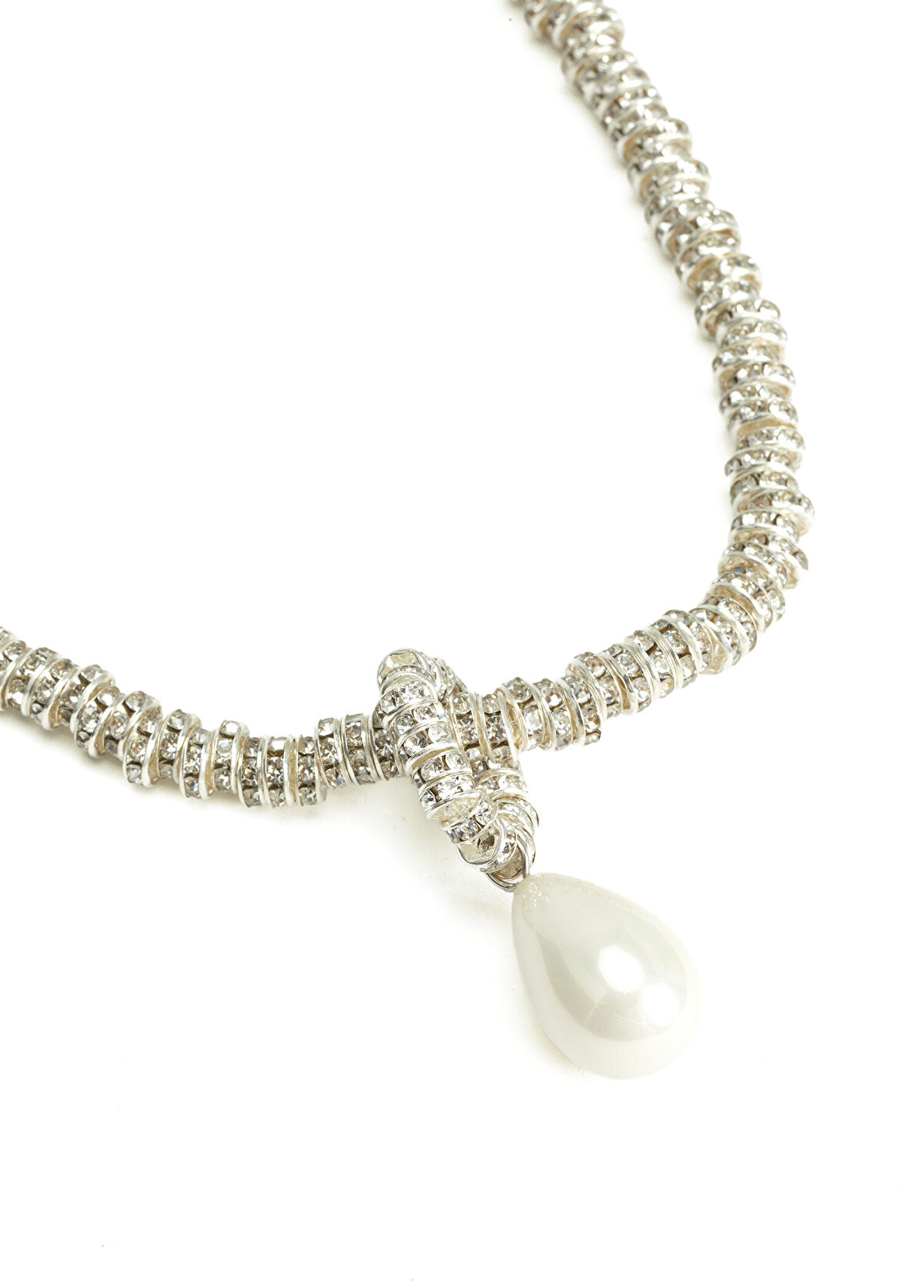 Beymen Club Silver Pearl Stone Women's Necklace - 3