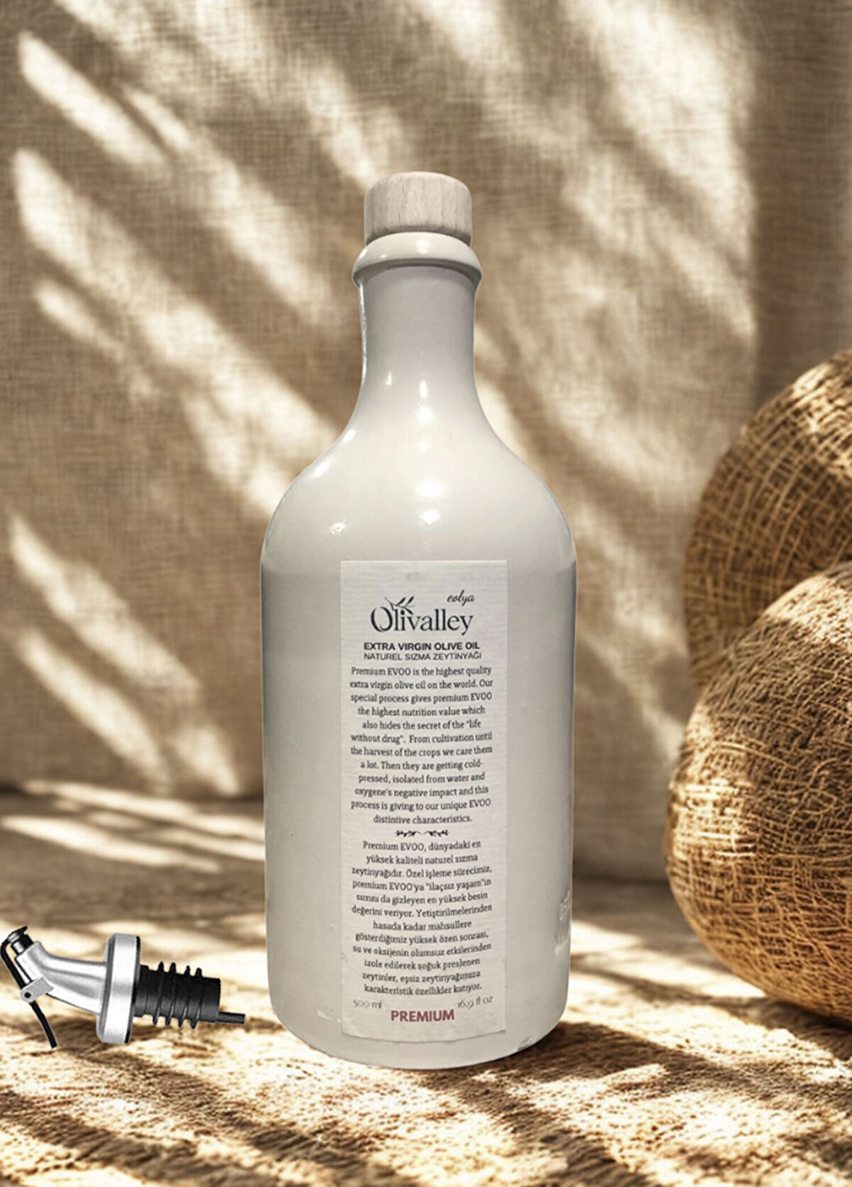 Aioliki Olivalley Ultra Premium Soğuk Sıkım Naturel Sızma Zeytinyağı 500 ml - 3