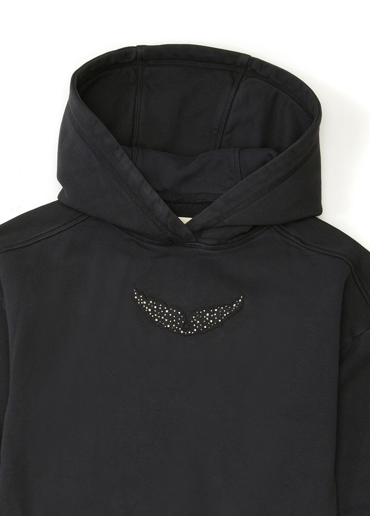 Zadig&Voltaire Siyah Kapüşonlu Kız Çocuk Sweatshirt - 3