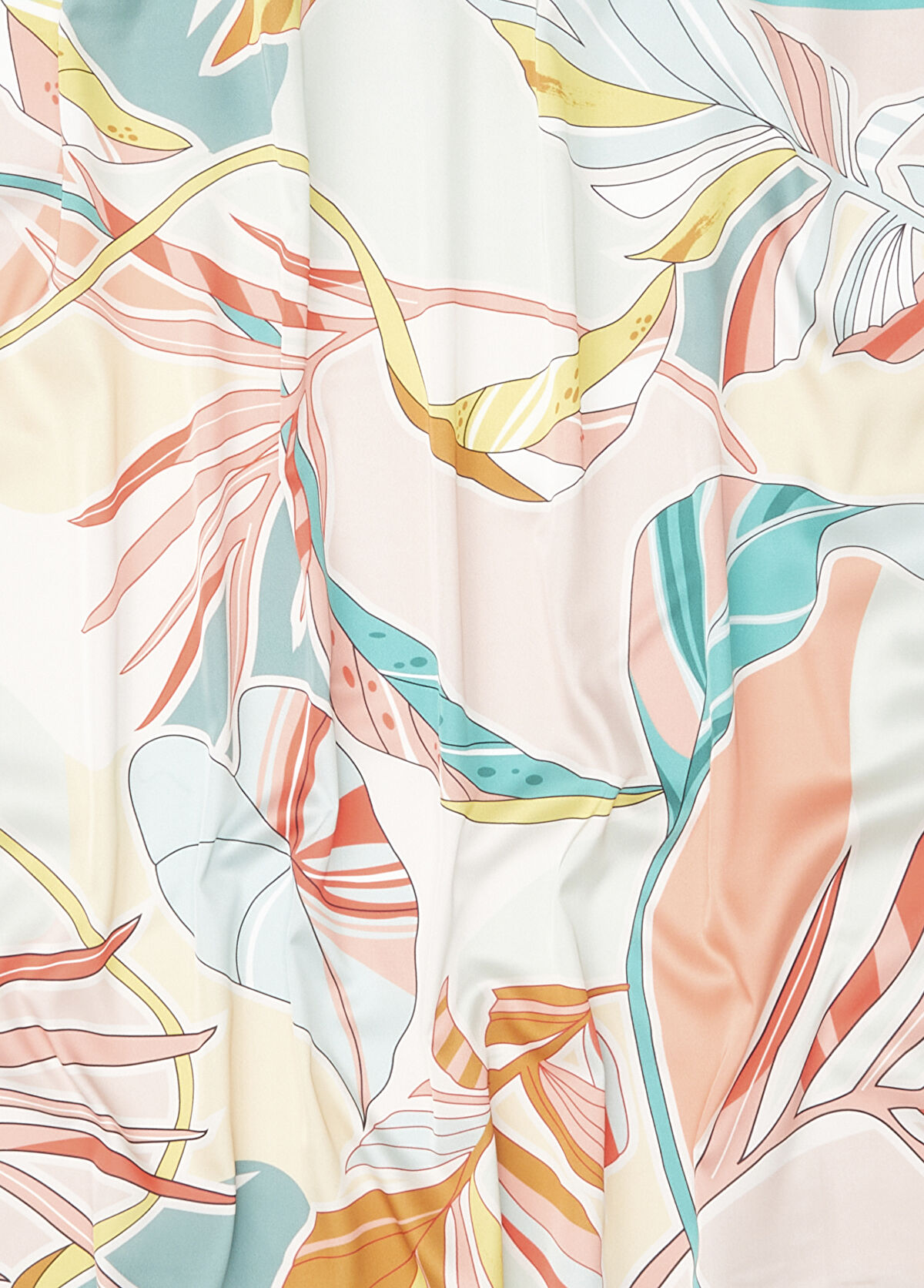 Beymen Club Patterned Women's Satin Scarf - 3