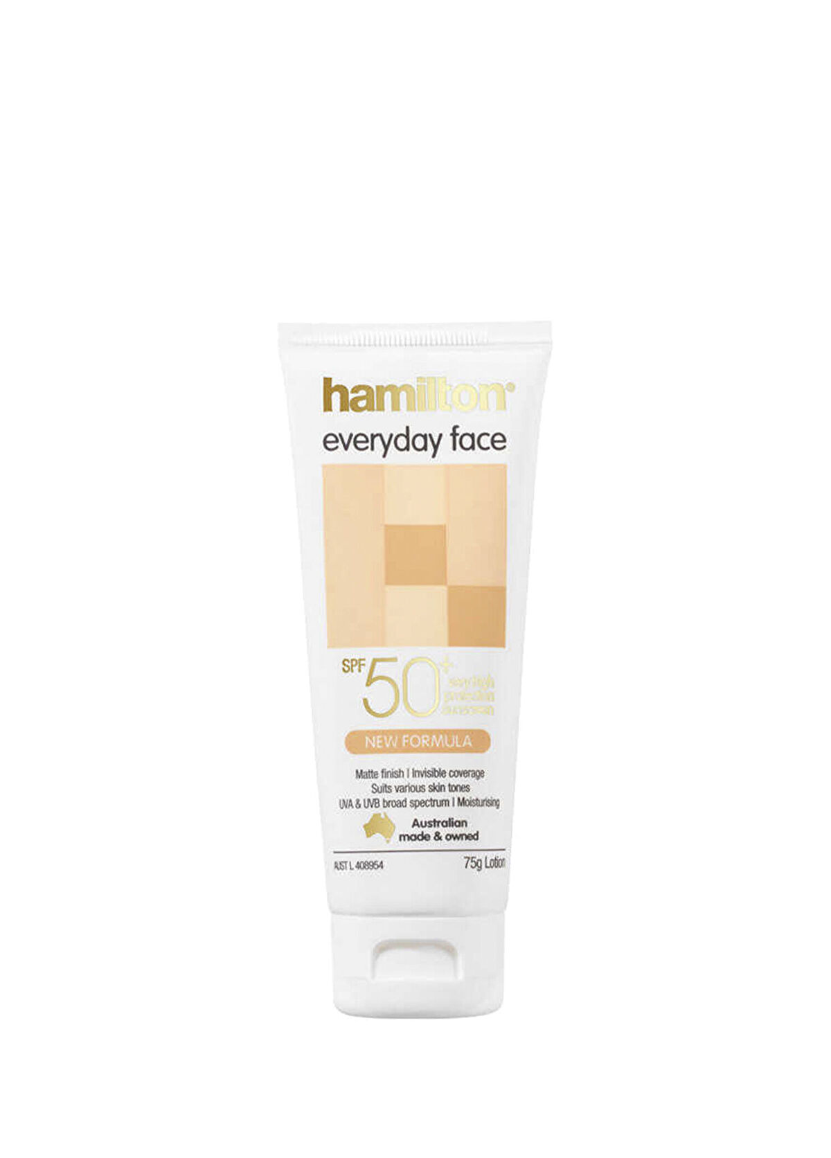 Hamilton Everyday Face SPF50+ Güneş Koruyucu Krem 75 gr - 1