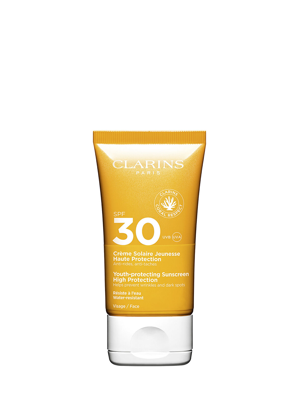 Clarins Paris Yüz için SPF30 Nemlendirici Yüz Güneş Kremi 50 ml - 1