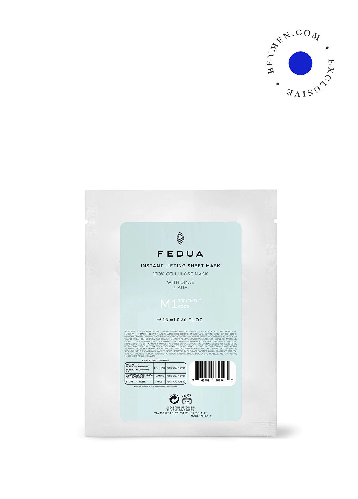 Fedua Instant Lifting Sheet Mask Lifting Face Mask 18 gr - 1