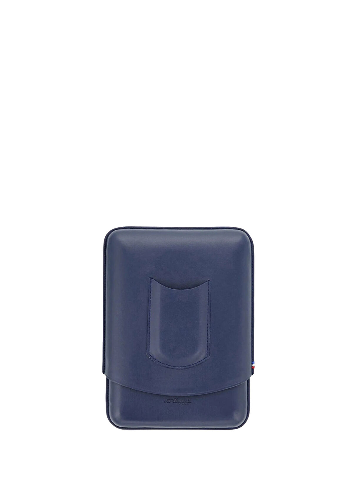 S.T. Dupont Blue Leather Cigar Case - 1