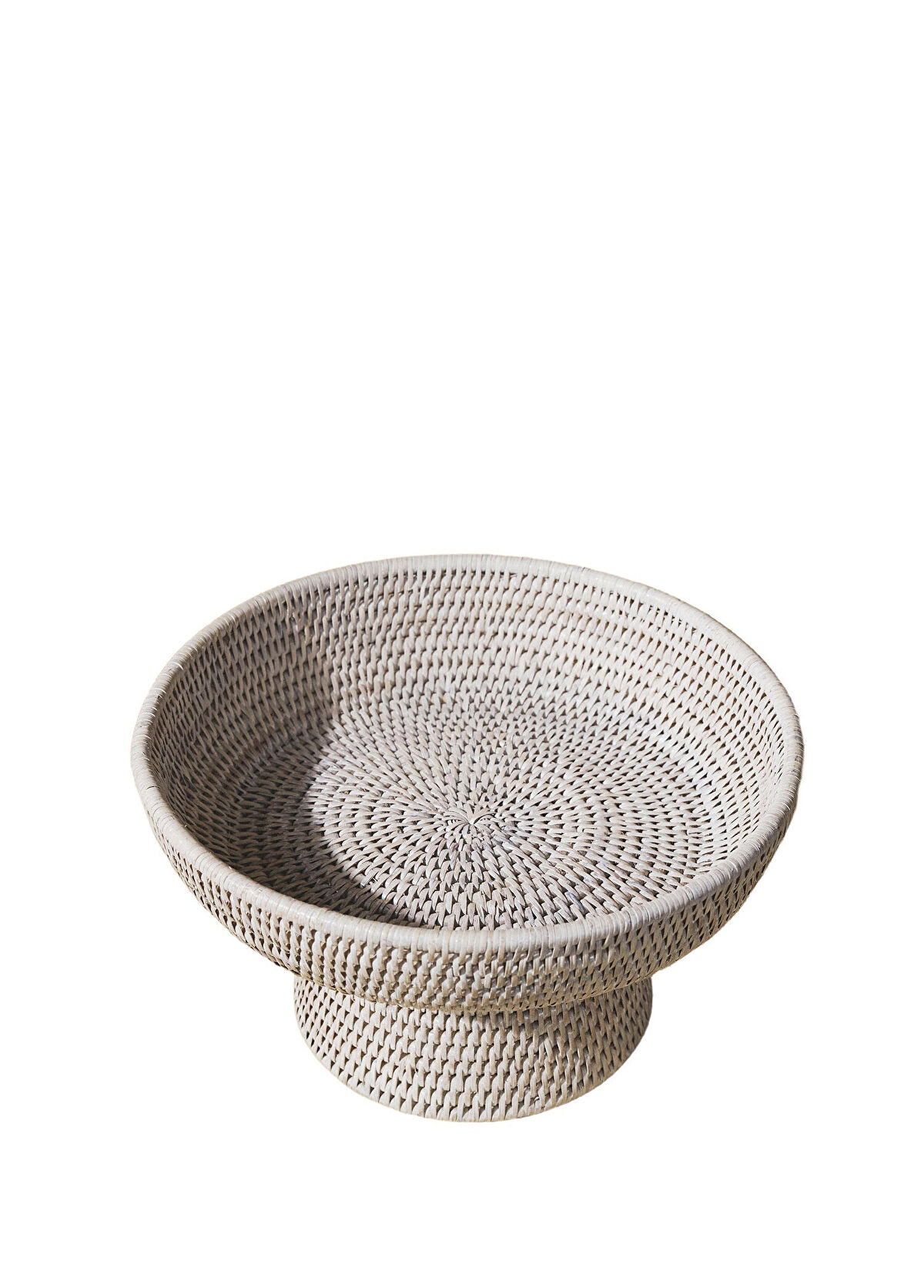 King Zoo Minimal Rattan Meyve Kasesi   - 3