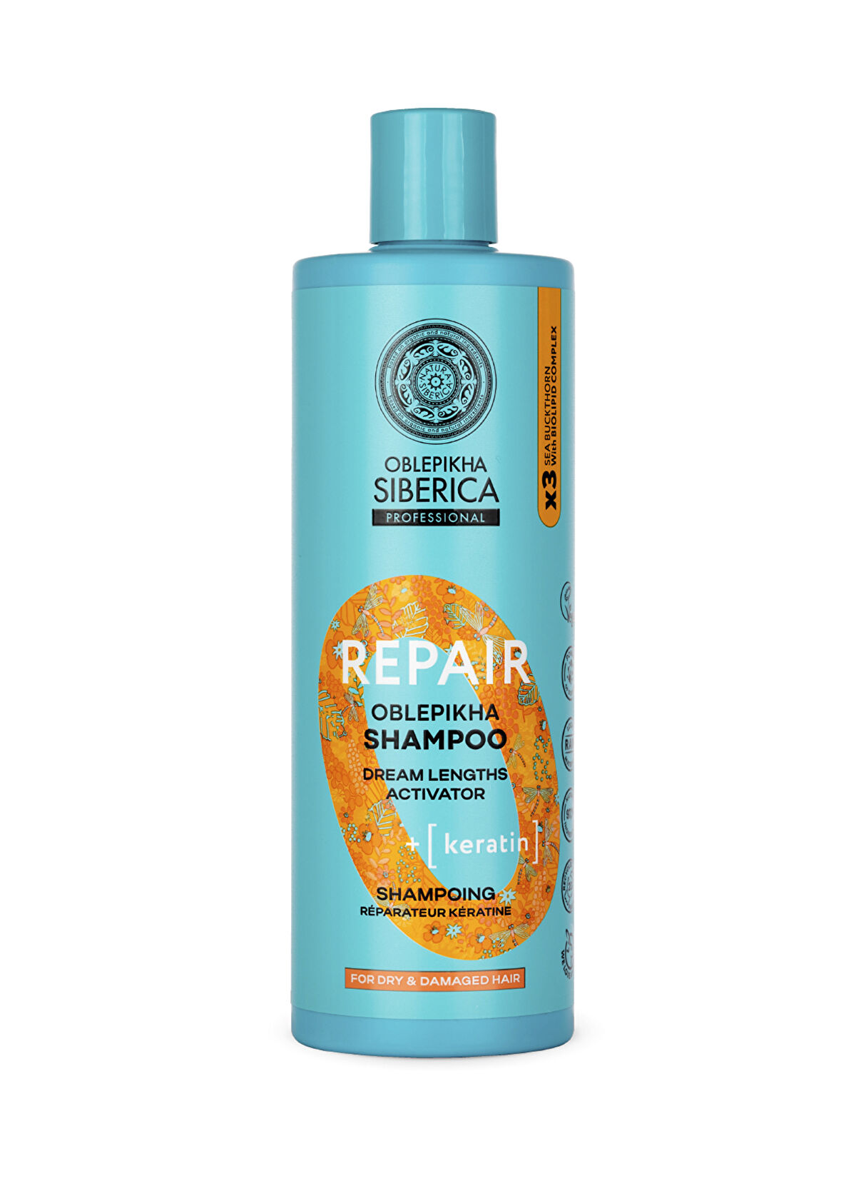 Natura Siberica NS O Repair Oblepikha Yıpranmış Saçlara Özel Onarıcı Şampuan 400 ml  - 1