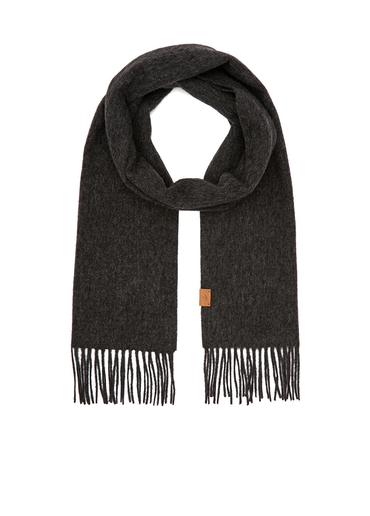 Beymen Club Anthracite Men's Wool Scarf - 3
