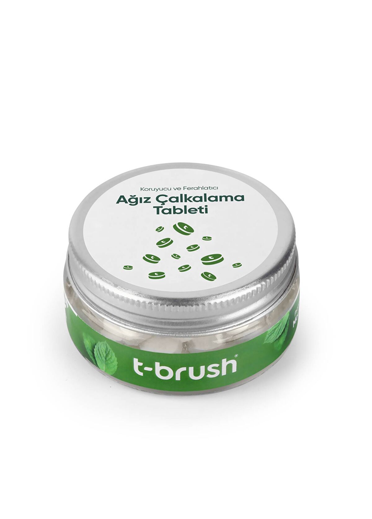 T-Brush Mint Flavored Fluoride Mouthwash Tablet - 1