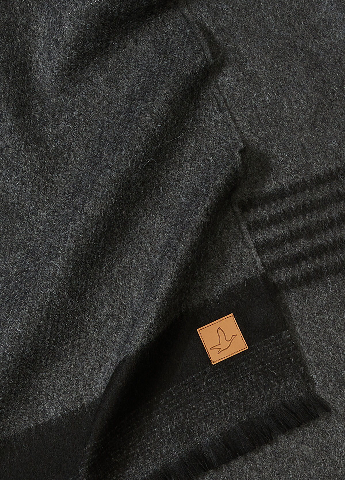 Beymen Club Siyah Gri Erkek Atkı - 3