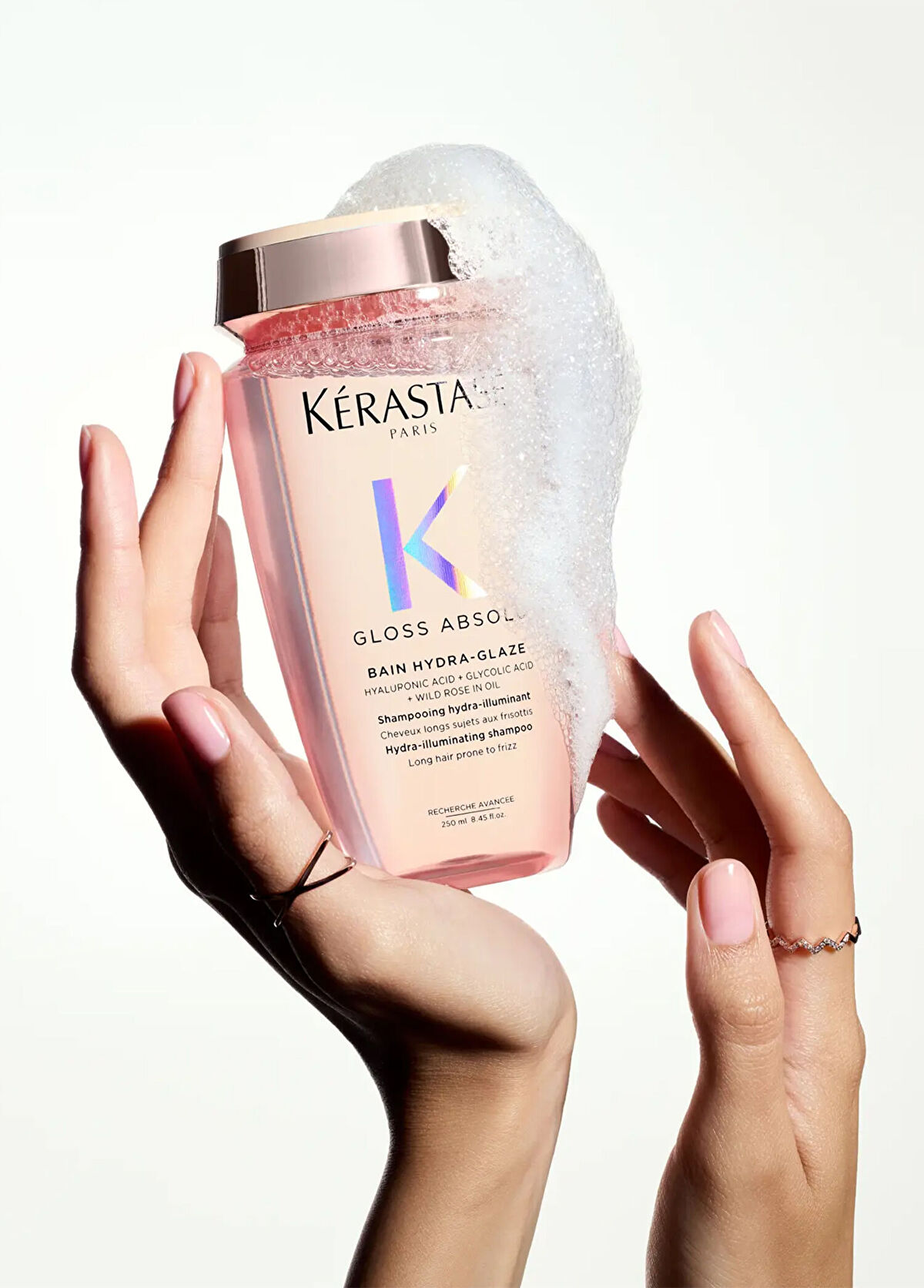 Kerastase Gloss Absolu Anti-Frizz Shine Shampoo 250 ml + Hair Care Oil 45 ml Set of 2 - 3