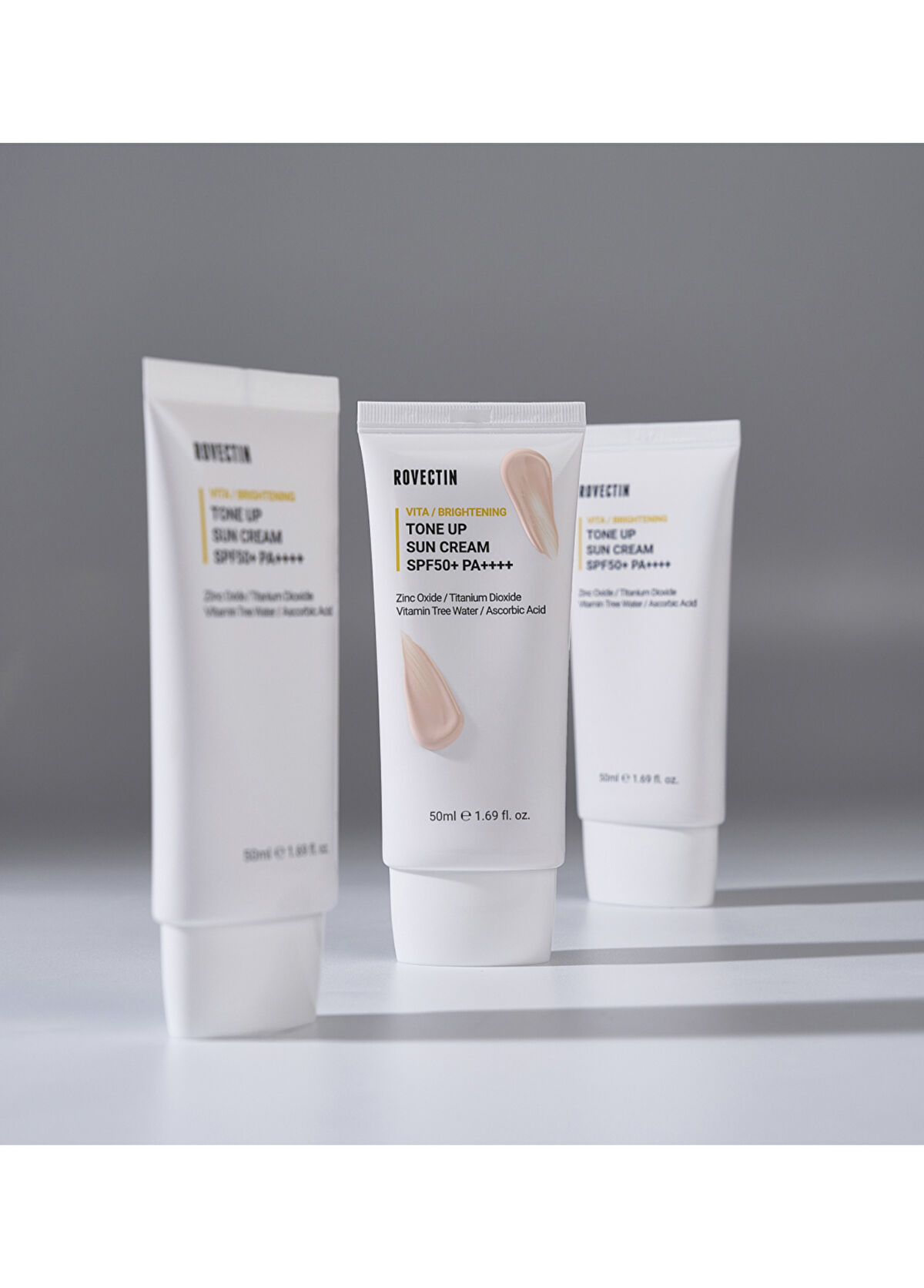 Rovectin Vita Tone Up Sun Cream SPF50+ PA++++ - Ton Eşitleyici Parlatıcı Vitamin Ağacı Sulu Mineral Güneş Kremi 50 ml - 3