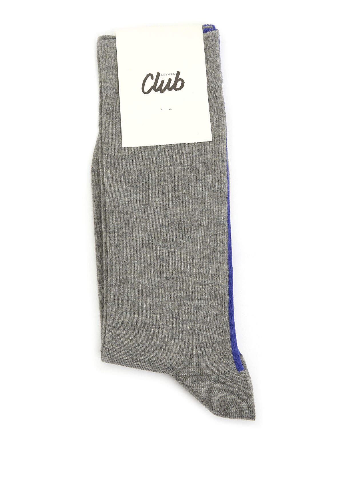 Beymen Club Grey Striped Men's Socks - 1