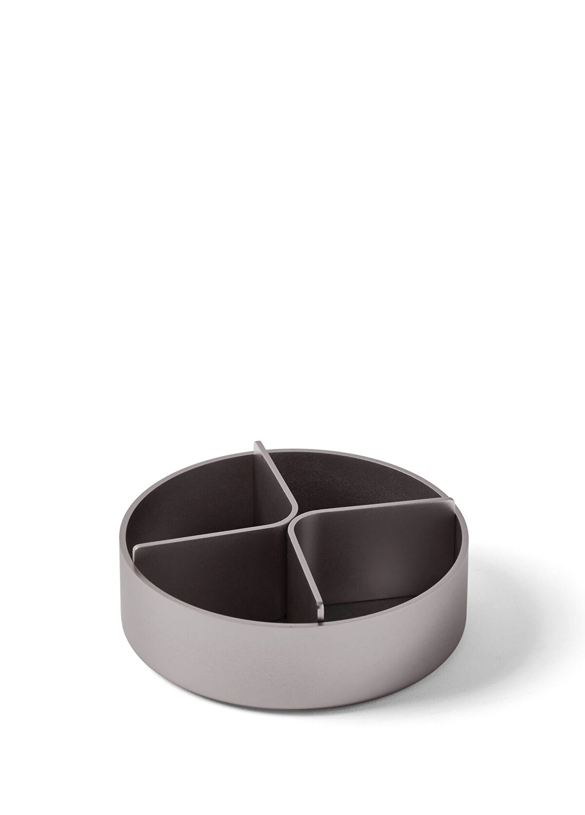 Lexon City Gri Alüminyum Yuvarlak Masa Düzenleyicisi - 1