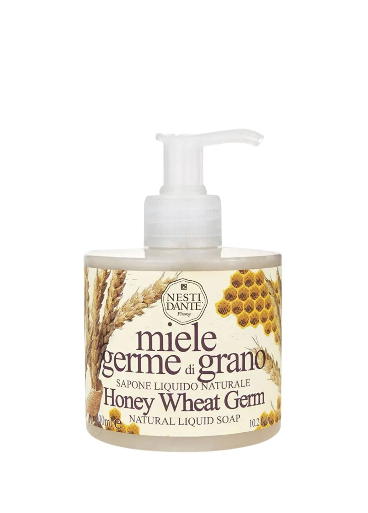 Nesti Dante Olio d'Oliva Bal ve Buğday Özlü Arındırıcı Vegan Bakım Sıvı Sabun 300 ml - 1