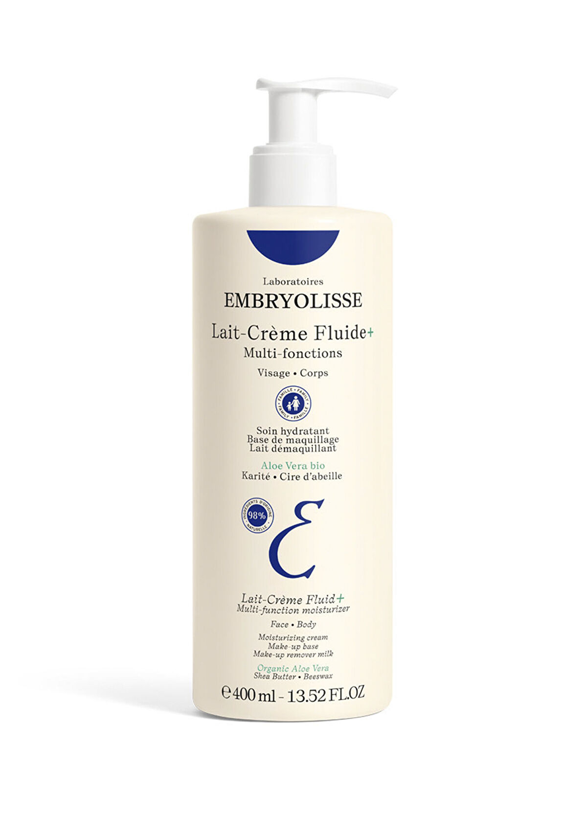 Embryolisse Lait Creme Fluide Moisturizer 400 ml - 1