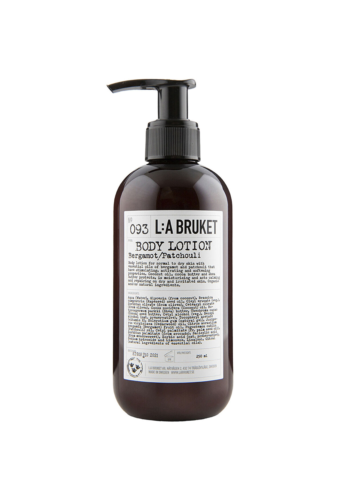 L:A Bruket Body Lotion Bergamot Patchouli 240 ml - 1