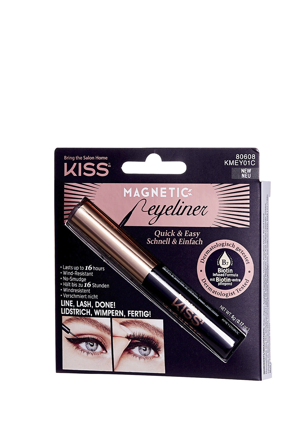 Kiss Manyetik Takma Kirpik Eyelinerı - 3