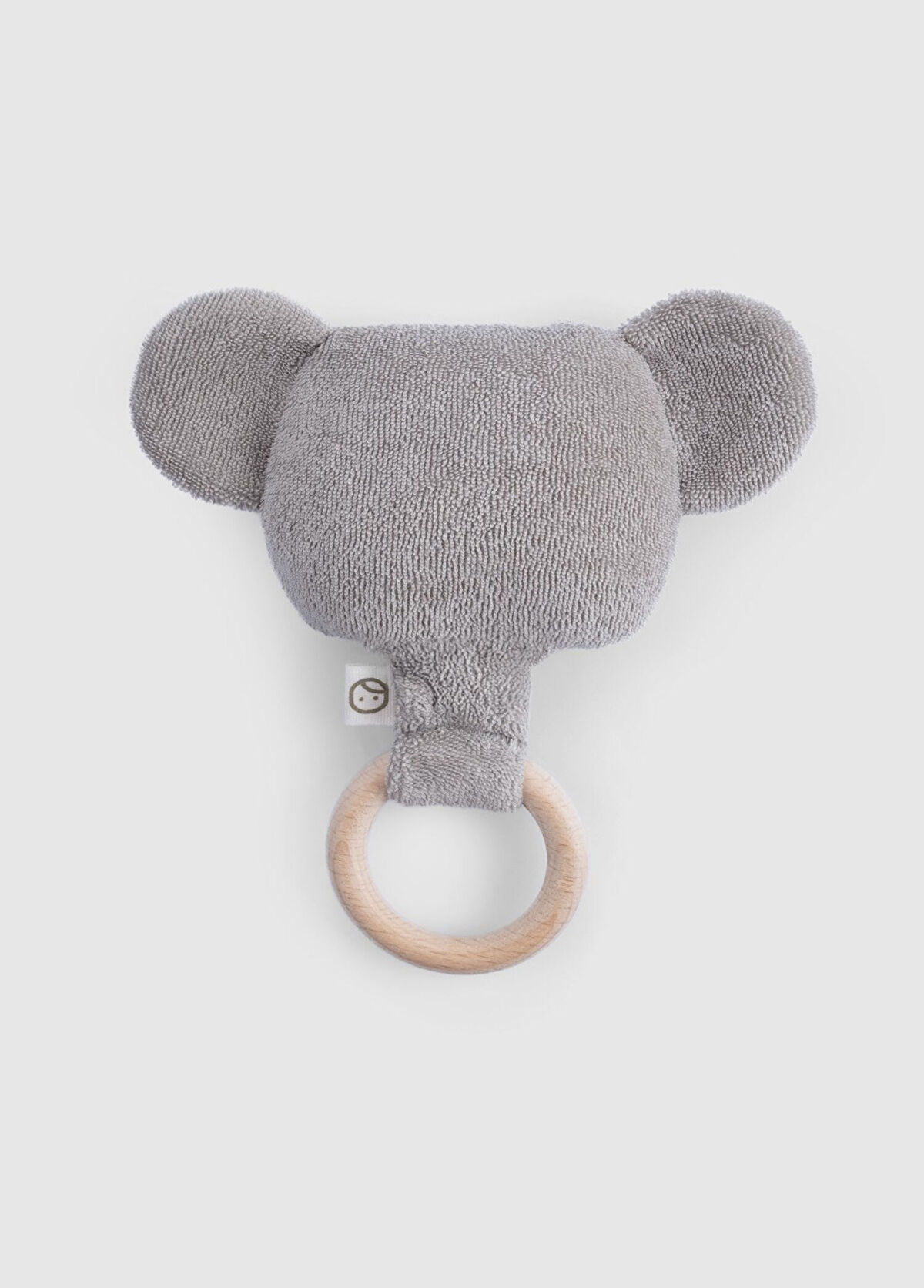 Little Gusto Ahşap Saplı Diş Kaşıyıcı ve Gri Koala Çıngırak - 3