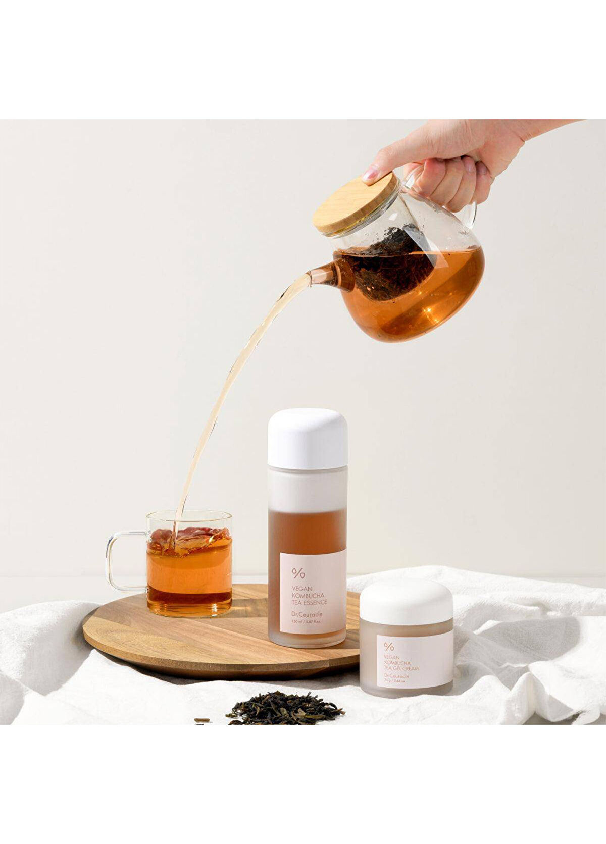 Dr. Ceuracle Vegan Kombucha Tea Essence Canlandırıcı Besleyici Kombuça Özü Yüz Toniği 150 ml  - 3