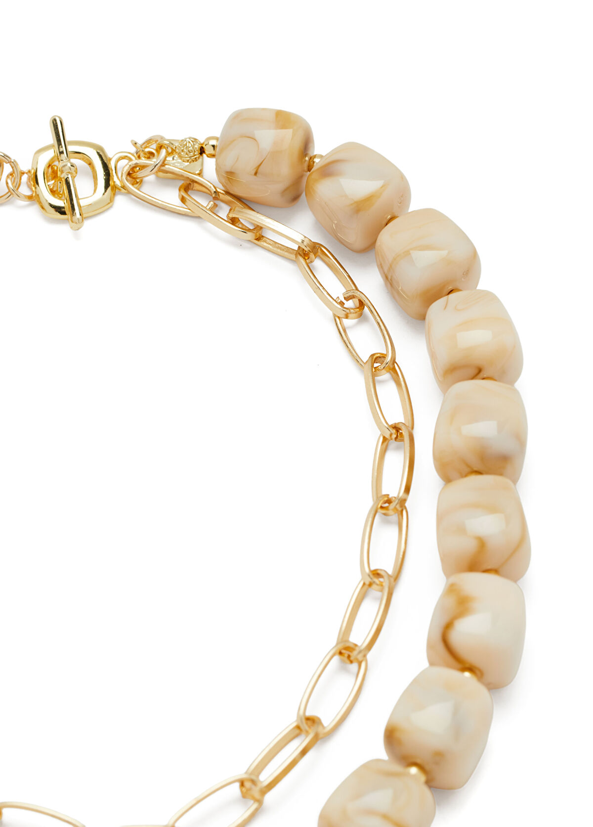 Beymen Club Cream Women's Chain Necklace - 3