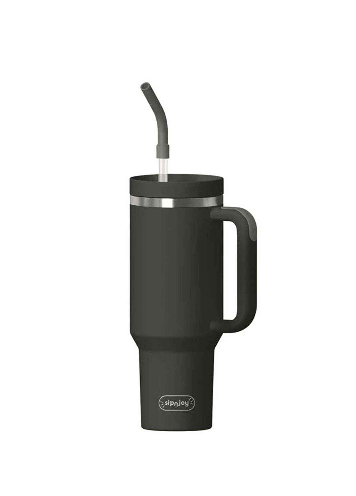 SipnJoy Siyah Çelik Tumbler Termos 1200 ml  - 1