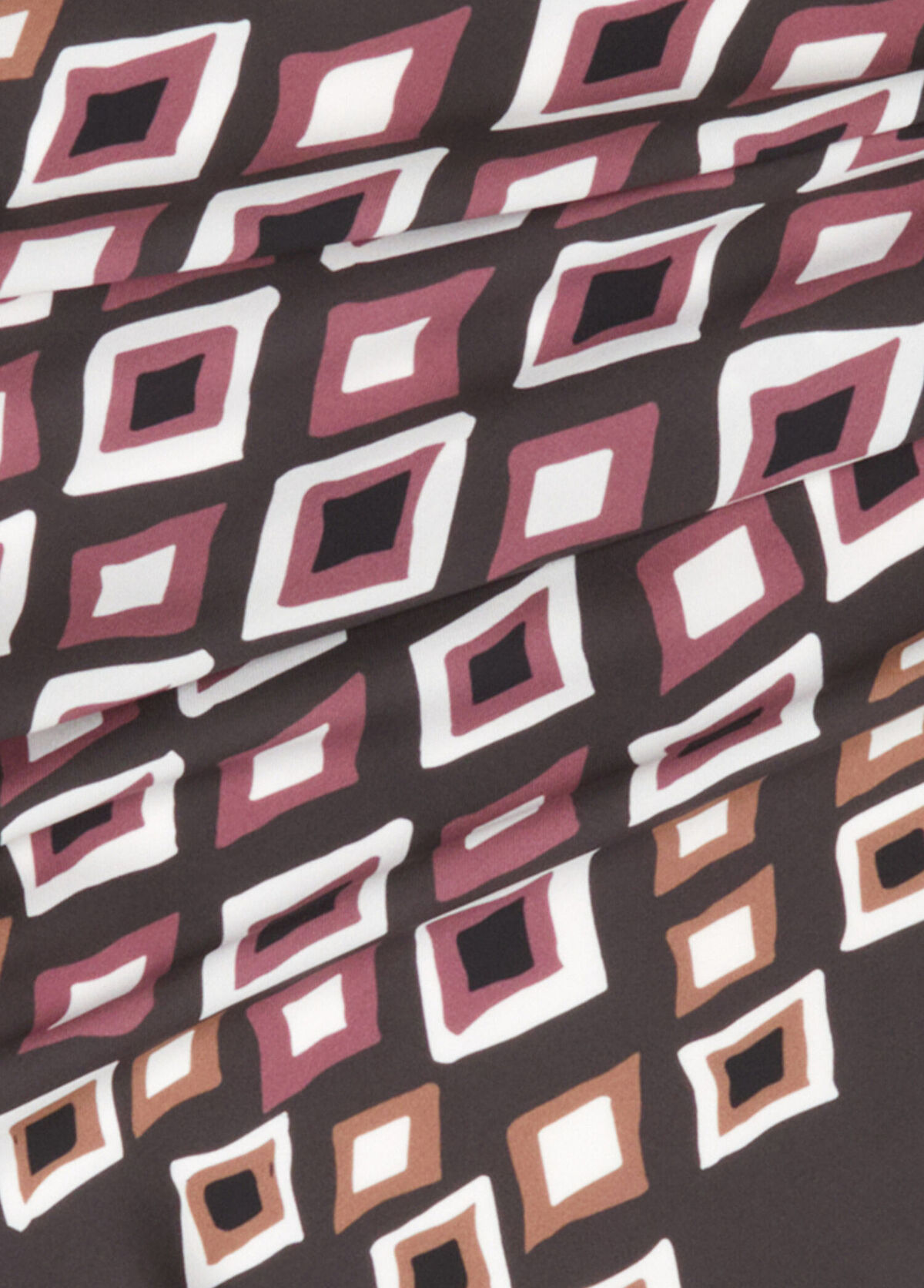 Beymen Club Brown Tile Pattern Scarf - 1
