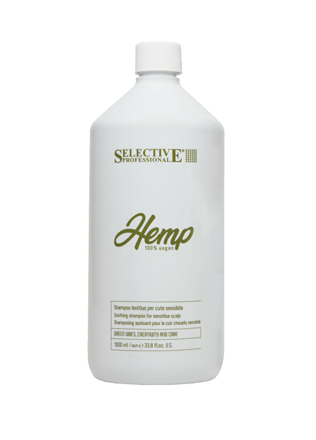Selective Professional Hemp Lenitive Hassas Saç Derisi İçin Yatıştırıcı Şampuan 1000 ml - 1