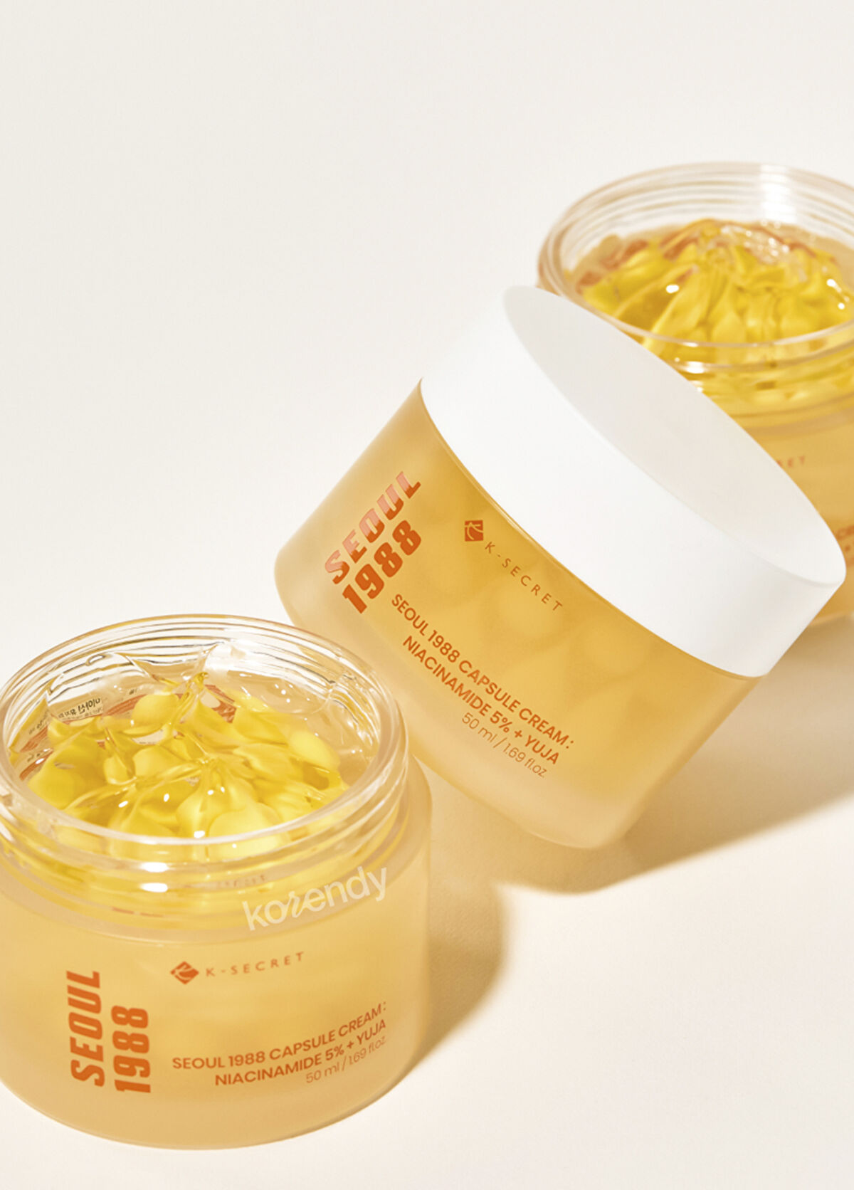 K-Secret Seoul 1988 Capsule Cream: Niacinamide + Yuja Leke Önleyici Parlatıcı Niacinamide ve C Vitaminli Kapsül Krem 50 ml - 3