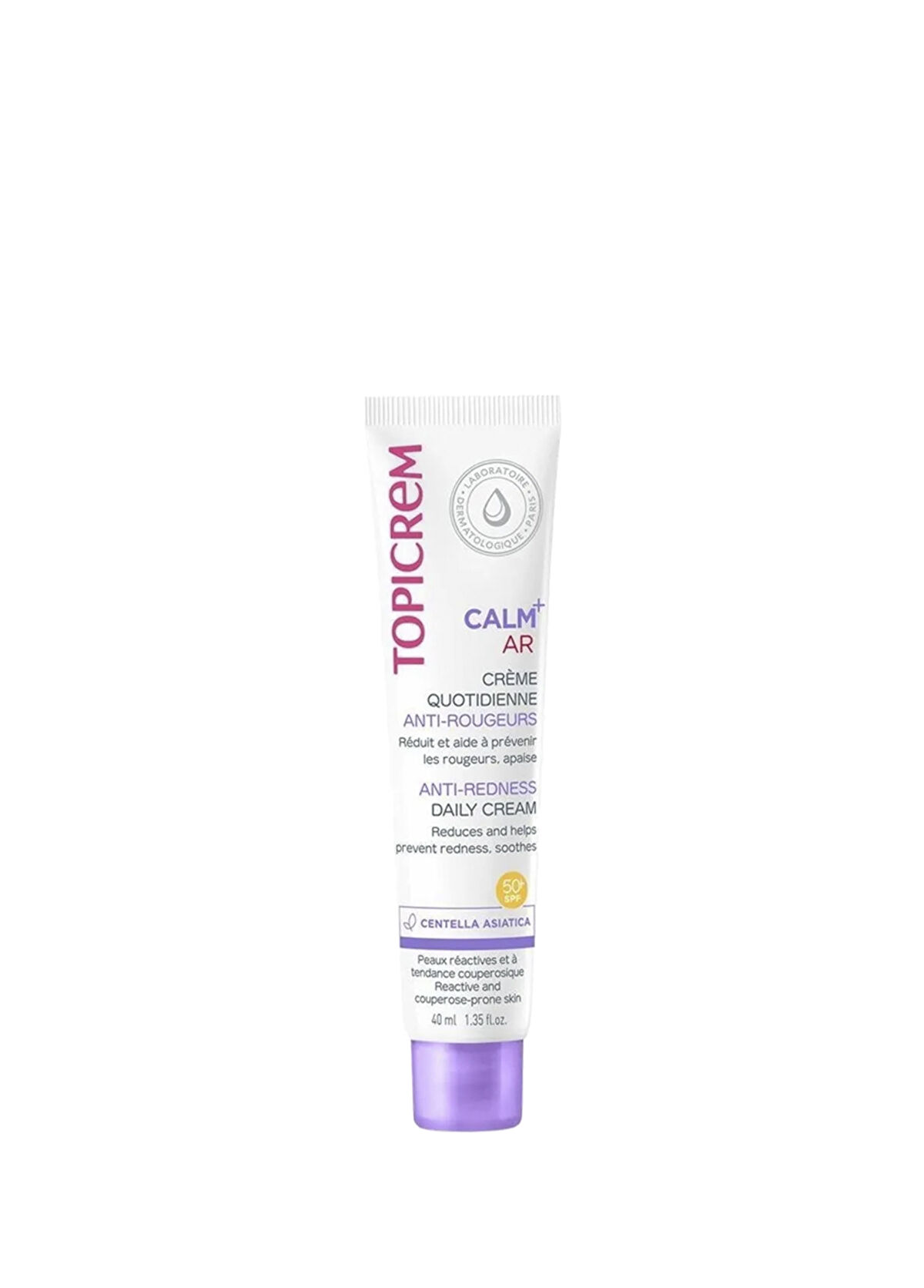 Topicrem Calm+ Anti Redness SPF50 Hassas Ciltler İçin Kızarıklık Karşıtı Yüz Kremi 40 ml - 1
