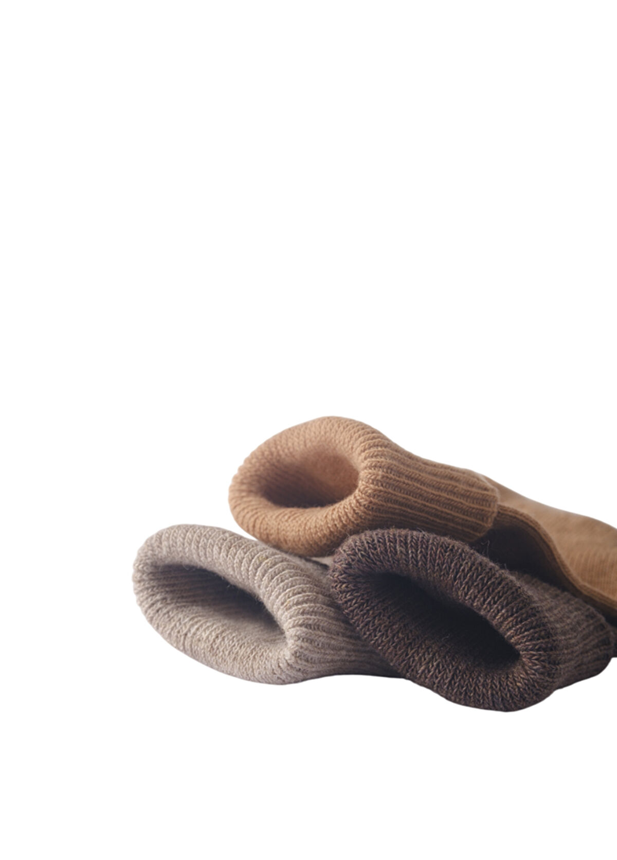 Lille Trove Renkli Yenidoğan Unisex Bebek 3'lü Çorap Seti - 3