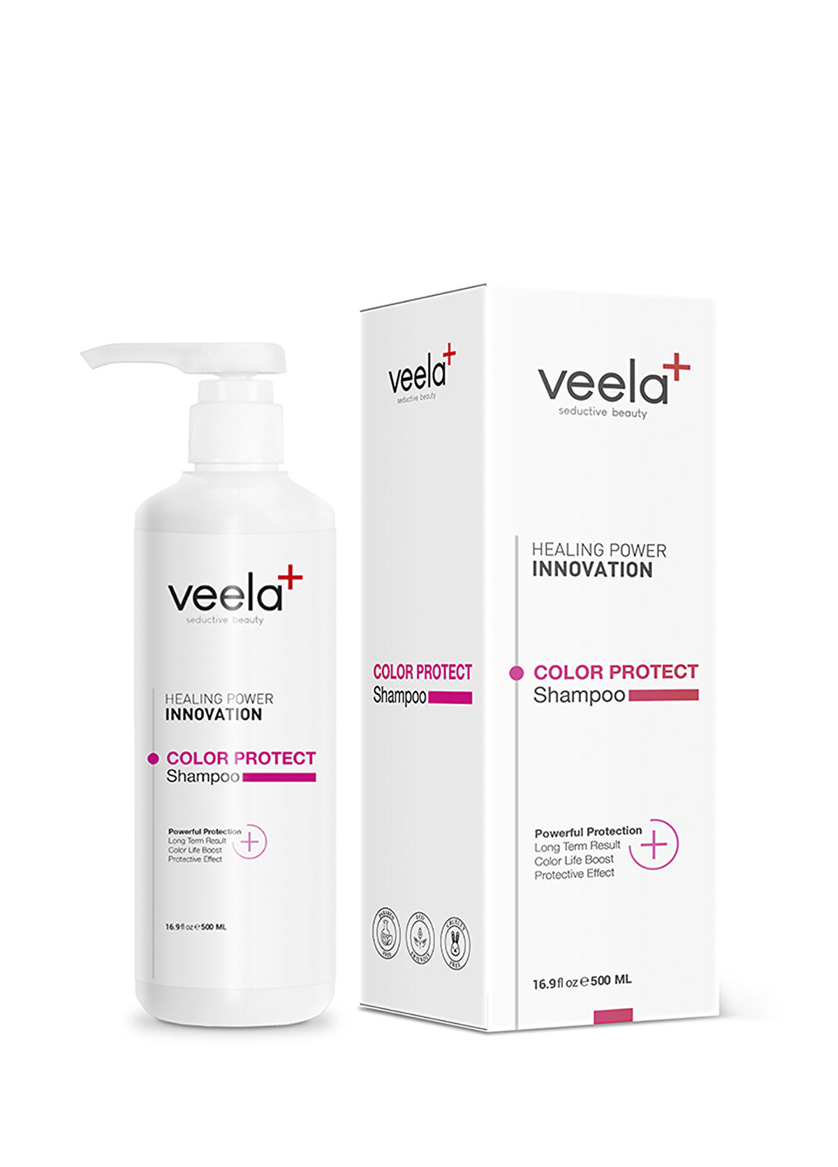 Veela Color Protect Shampoo Boyalı Saçlar İçin Besleyici ve Koruyucu Bakım Şampuanı 500 ml - 1