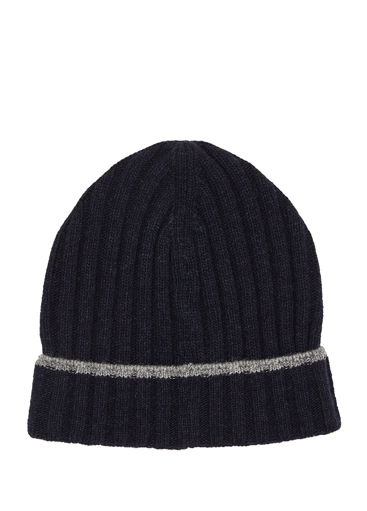 Beymen Club Navy Blue Bias Detailed Men's Wool Beanie - 3