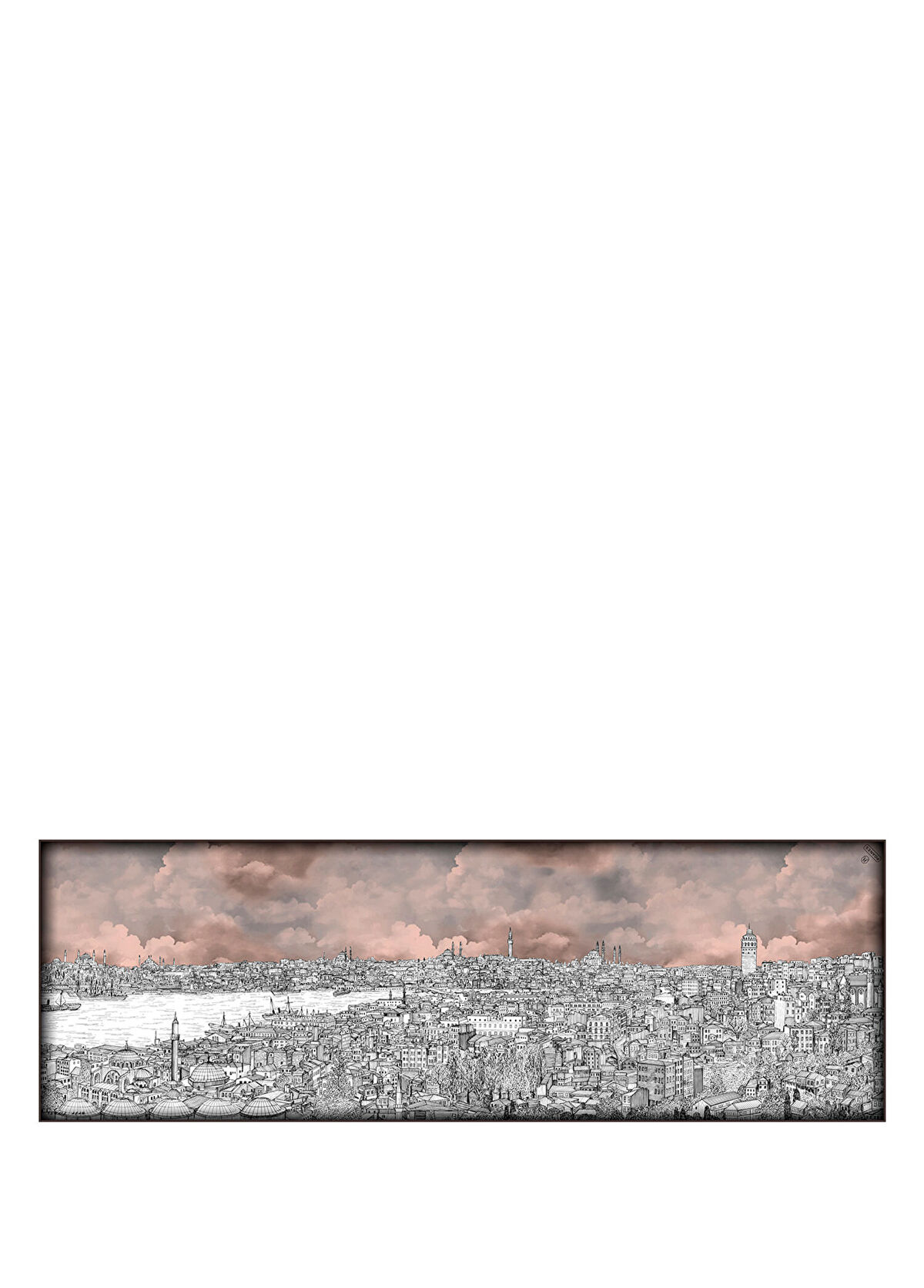 Poanes İsmail Acar Istanbul Crepe Silk Women's Shawl - 1