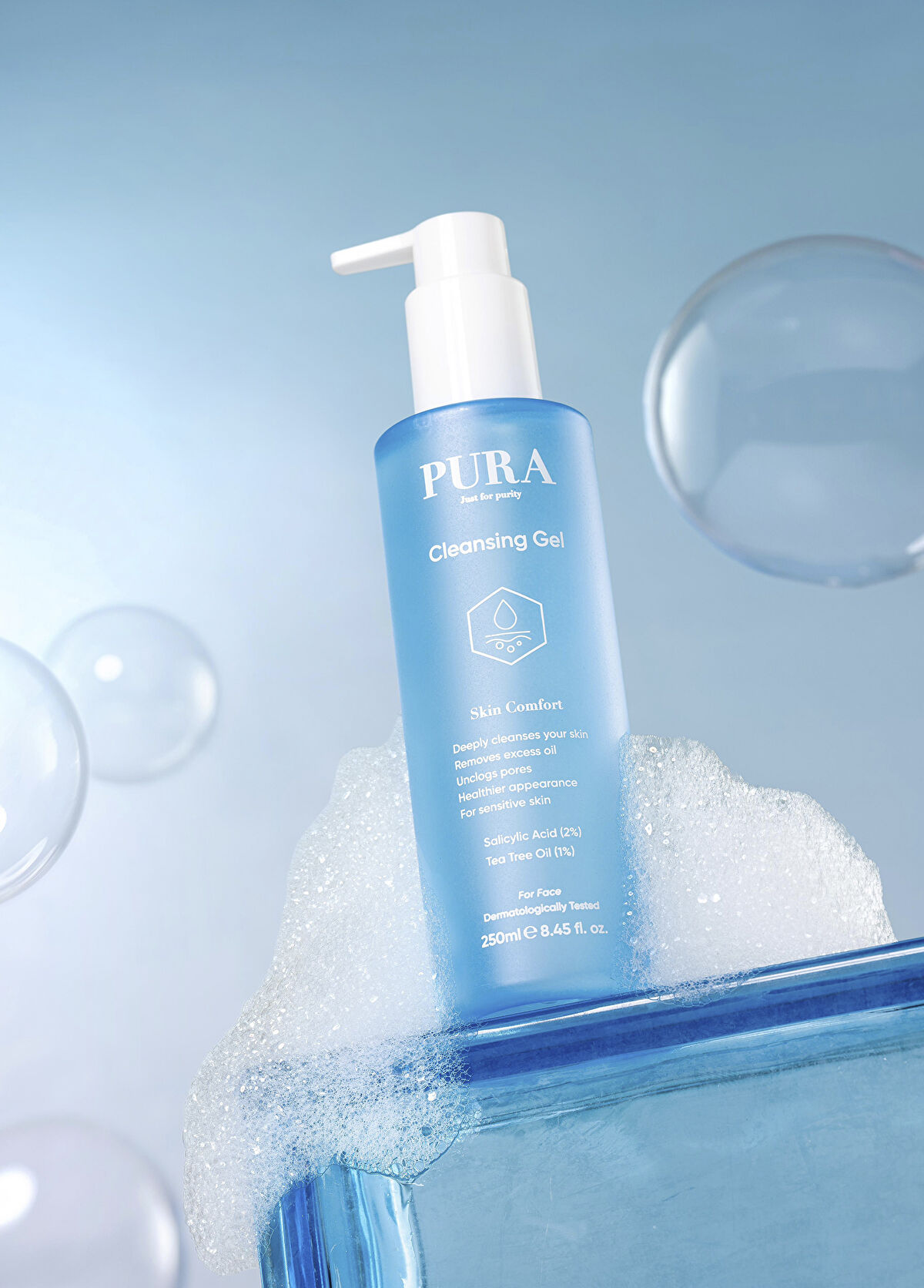 PURA Just for purity Cleansing Gel Arındırıcı Yüz Temizleme Jeli 250 ml - 3