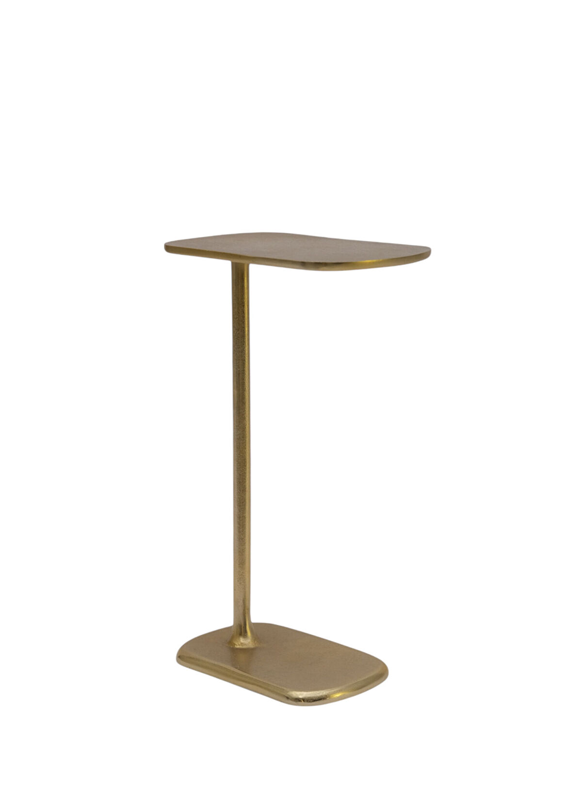 Lasttouch Solen Gold Aluminum Side Table - 1