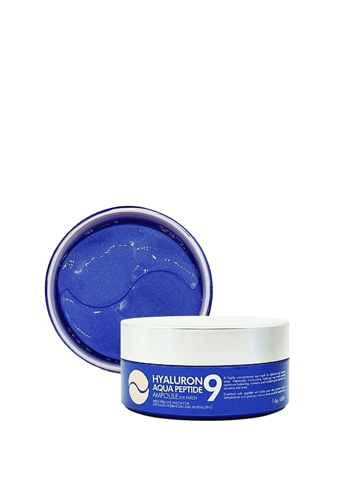 MEDIPEEL Hyaluron Aqua Peptide 9 Ampoule Eye Patch Peptitli Nemlendirici Hidrojel Göz Bandı 60 Adet - 1