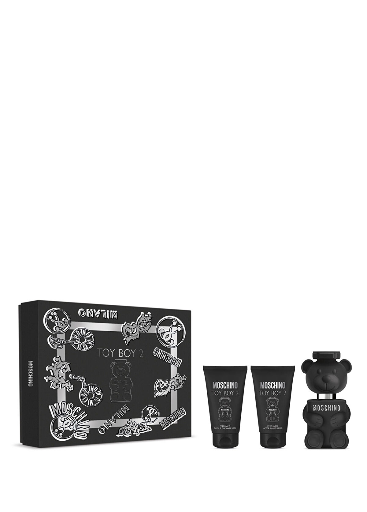 Moschino Toy Boy 2 EDP 50 ml Parfüm + Duş Jeli 50 ml + Traş Sonrası Balm 50 ml Erkek Parfüm Seti  - 1