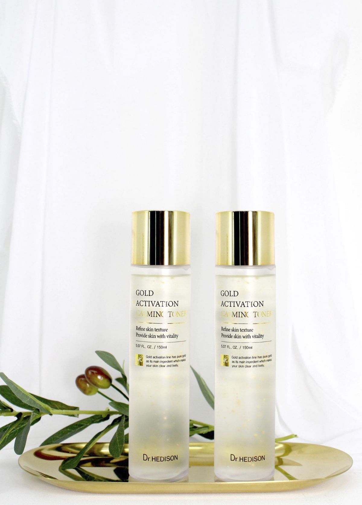 Dr. Hedison Gold Activation Calming Toner 24K Gold Soothing Facial Tonic 150 ml - 3
