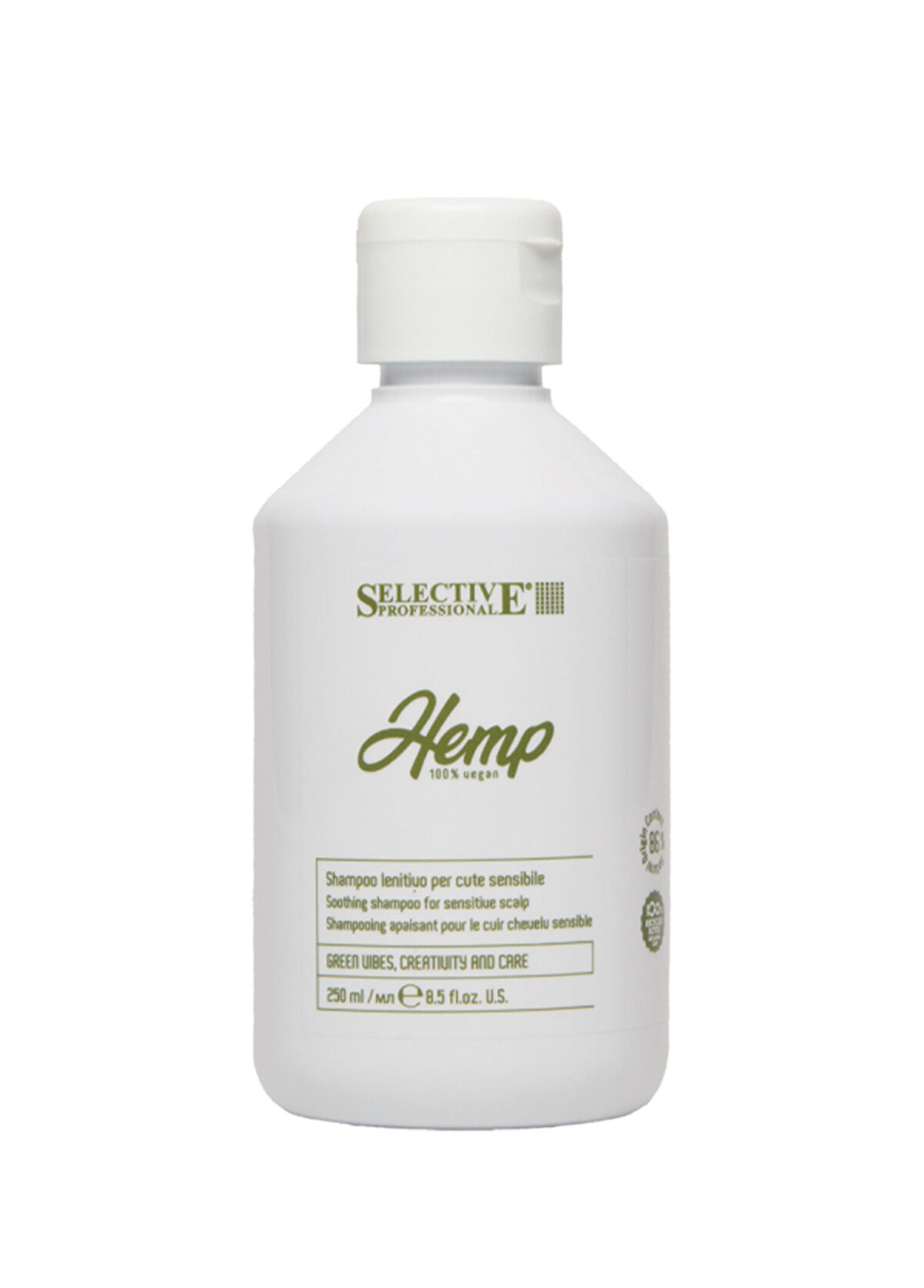 Selective Professional Hemp Lenitive Hassas Saç Derisi İçin Yatıştırıcı Şampuan 250 ml - 1