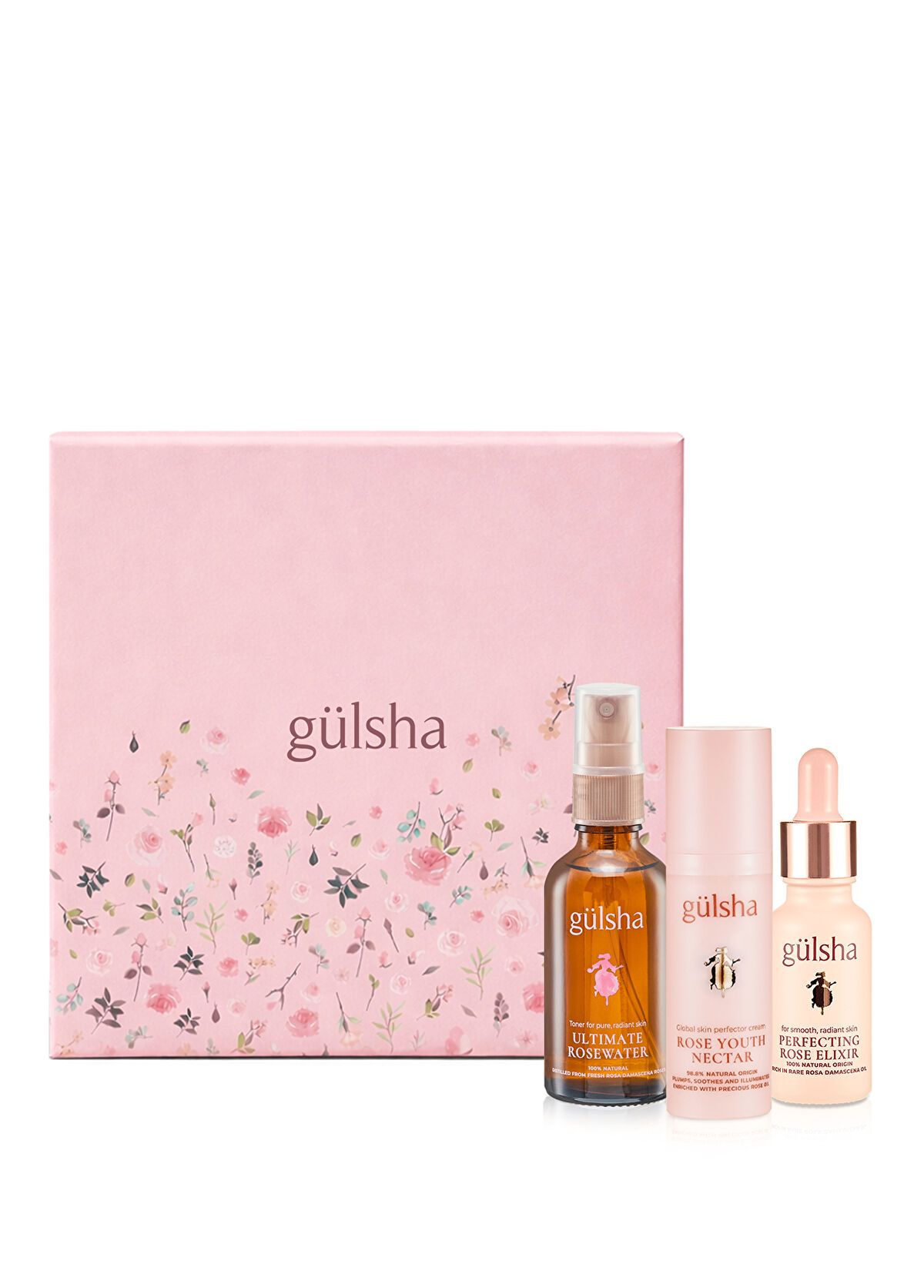 gülsha Lüks Gül Özlü Gündüz Cilt Bakım Seti  - 1