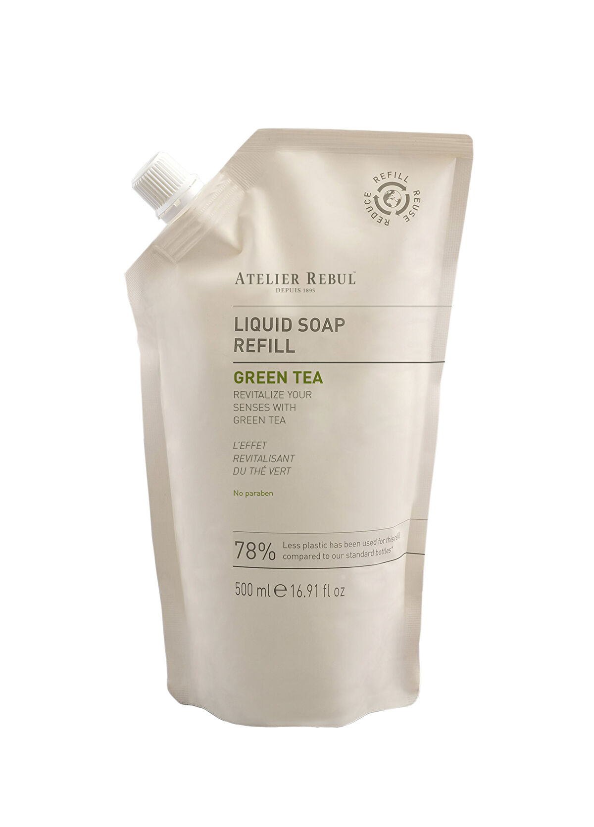 Atelier Rebul Yeşil Çay Sıvı Sabun 500 ml Refill  - 1