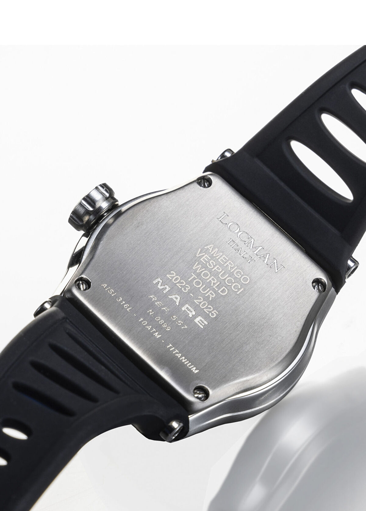 Locman Italy Amerigo Vespucci Mare Mavi Silikon Erkek Kol Saati - 3