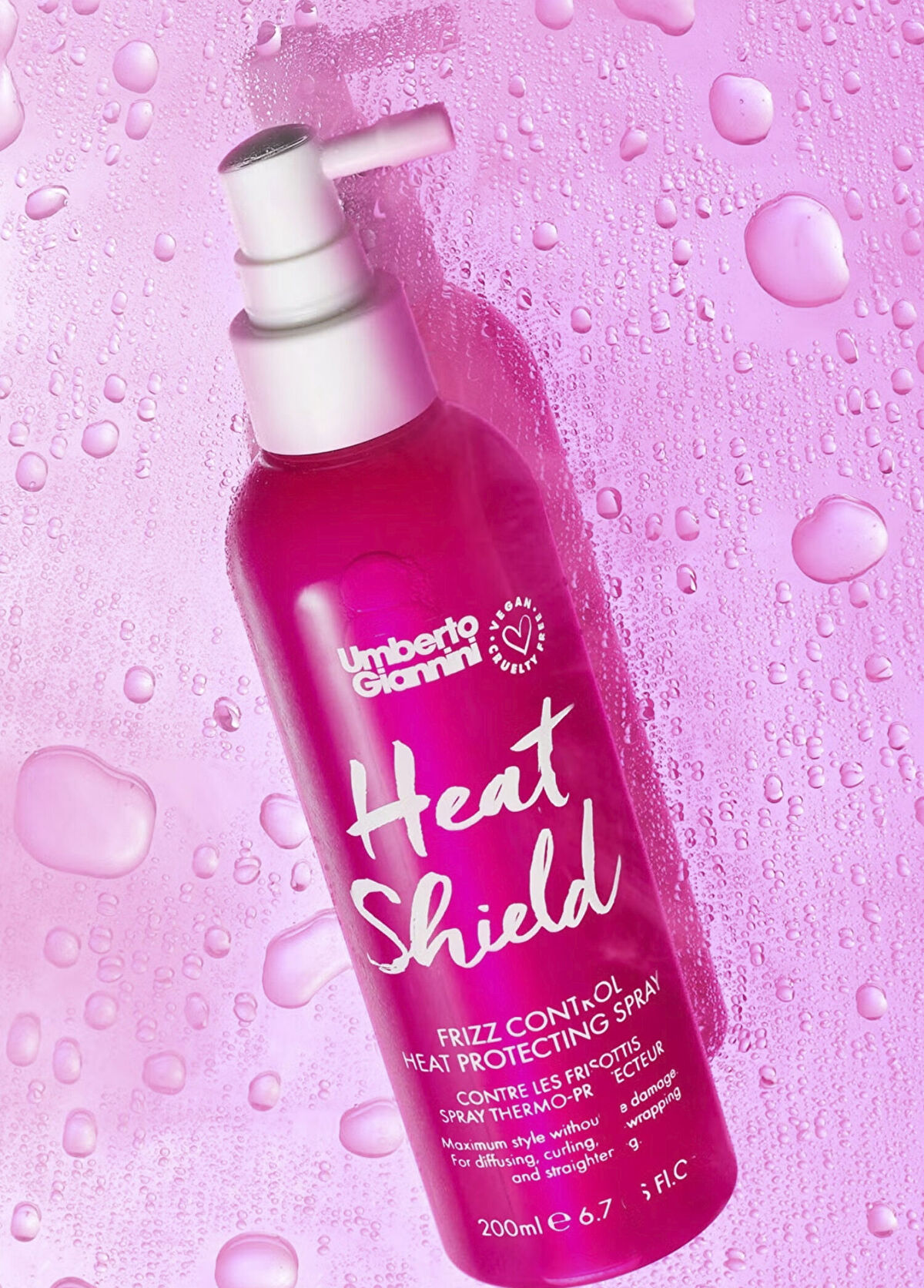 Umberto Giannini Anti-Frizz Heat Protectant Hair Spray 200 ml - 3